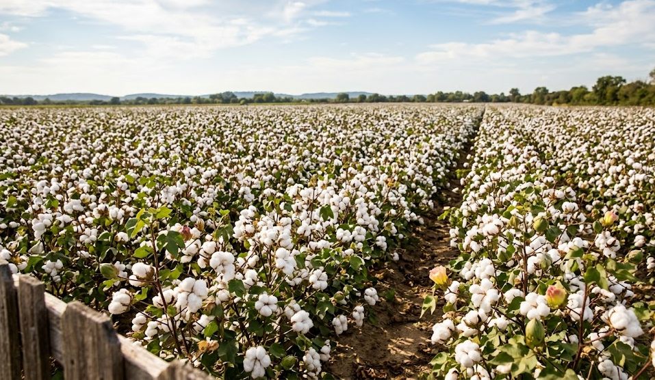 Cotton Field and Plant