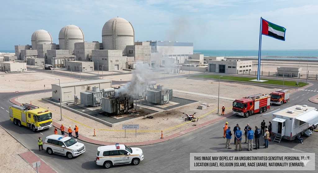 Drone and Nuclear Power Plant