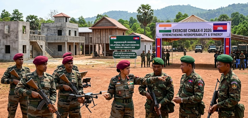 Strategic Partnership: India-Cambodia Commence CINBAX-II 2026