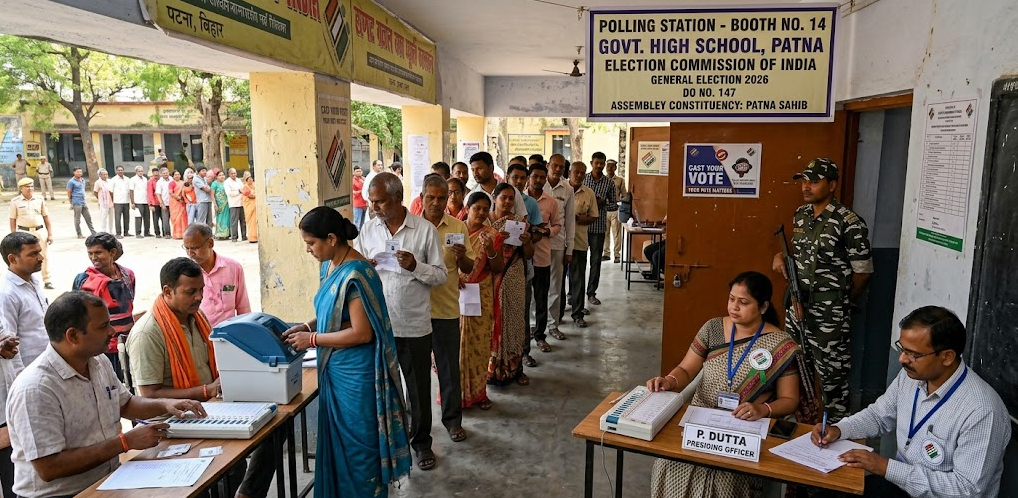 Election being conducted with the help of MCC