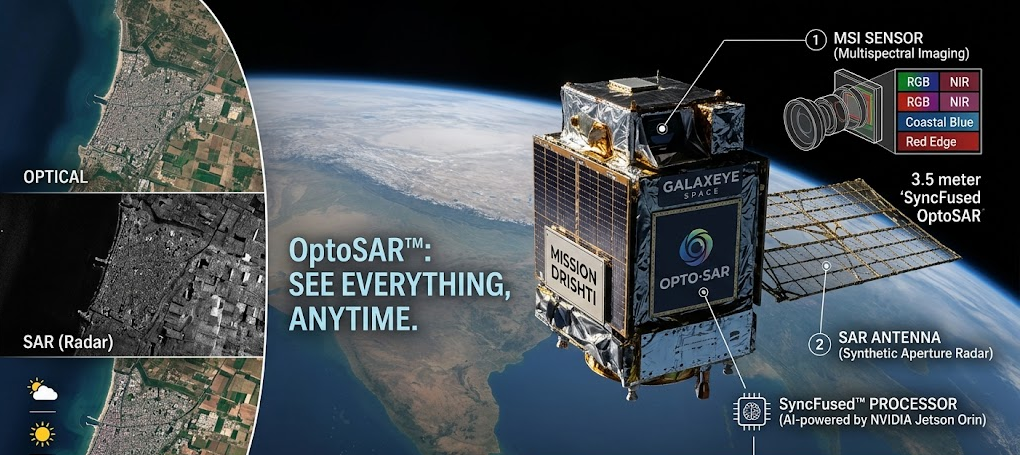 GalaxEye’s 'Mission Drishti' – OptoSAR Technology