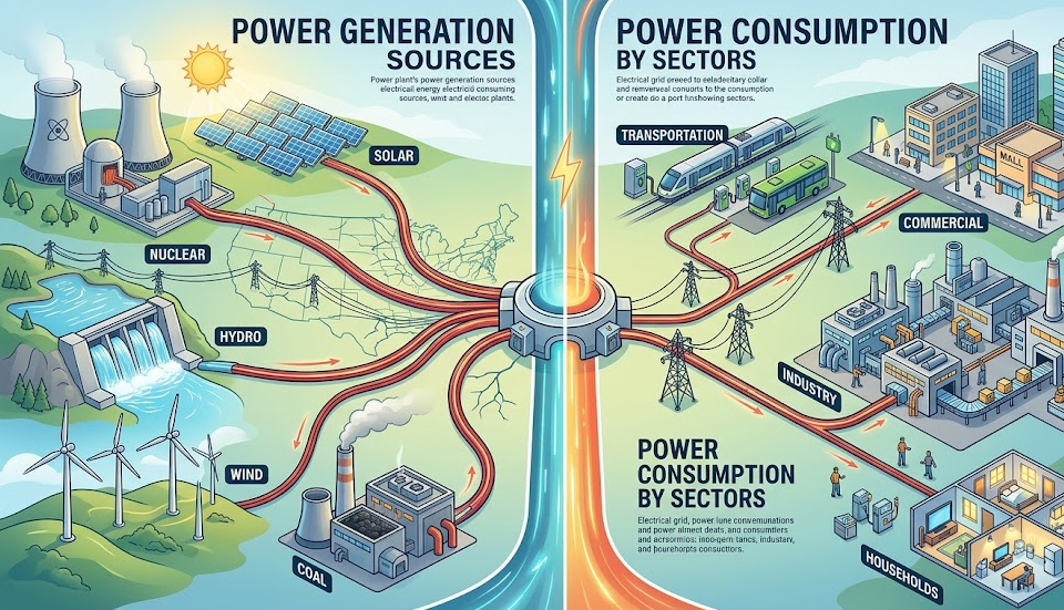 Power Consumption and Generation