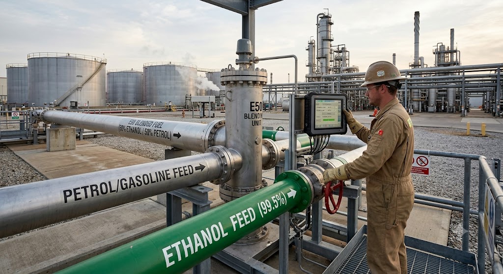 Ethanol Blends being produced