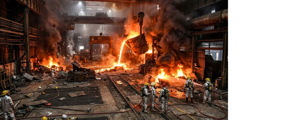 Industrial Disaster at steel plant