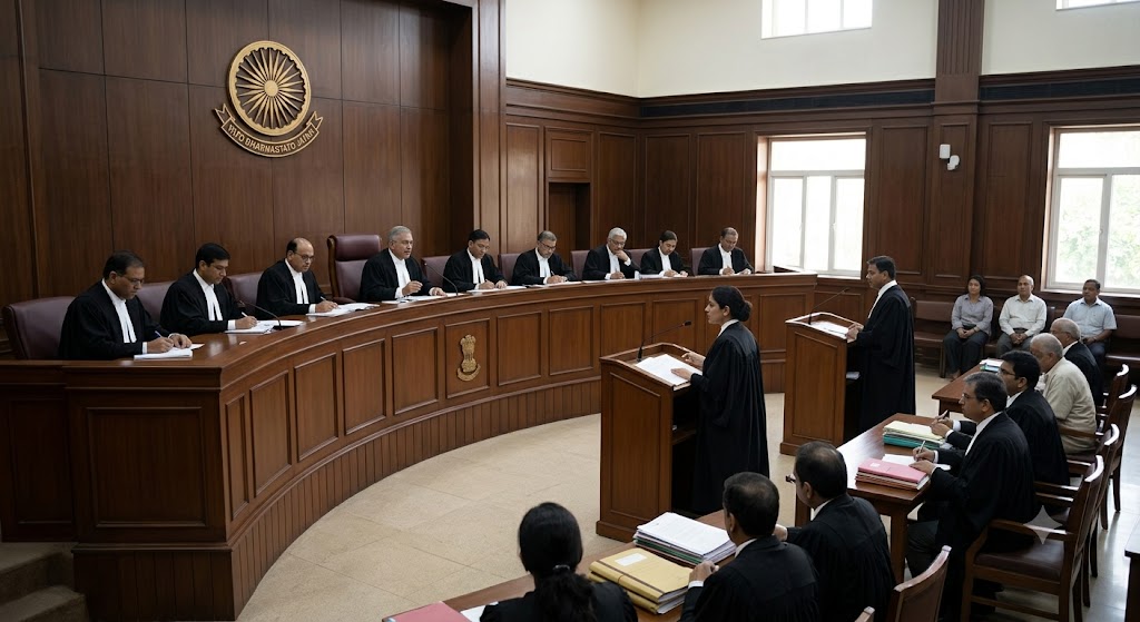 SC Judges Hearing a Judicial matter