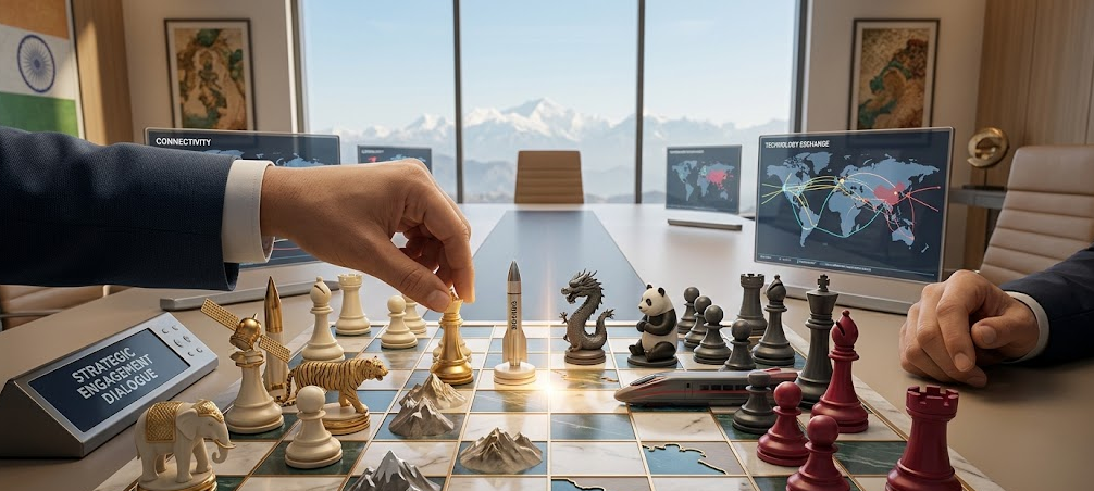 Geopolitical game between India and China